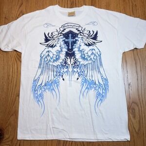 The Mountain Redemption Shirt Men's 3XL White Affliction Style Y2K Deadstock